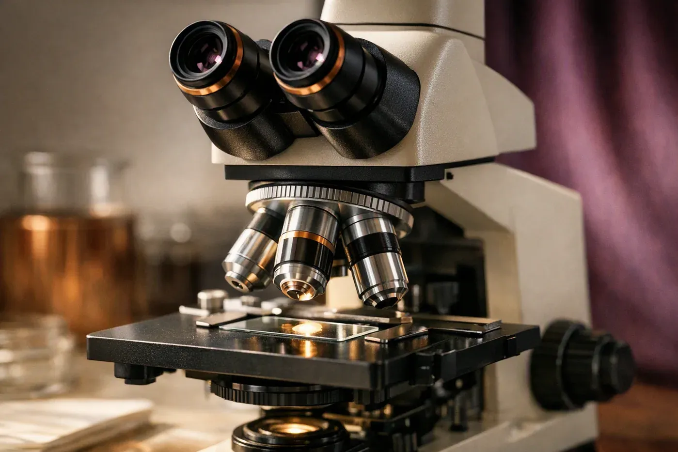 Le grossissement d'un microscope : oculaire fois objectif
