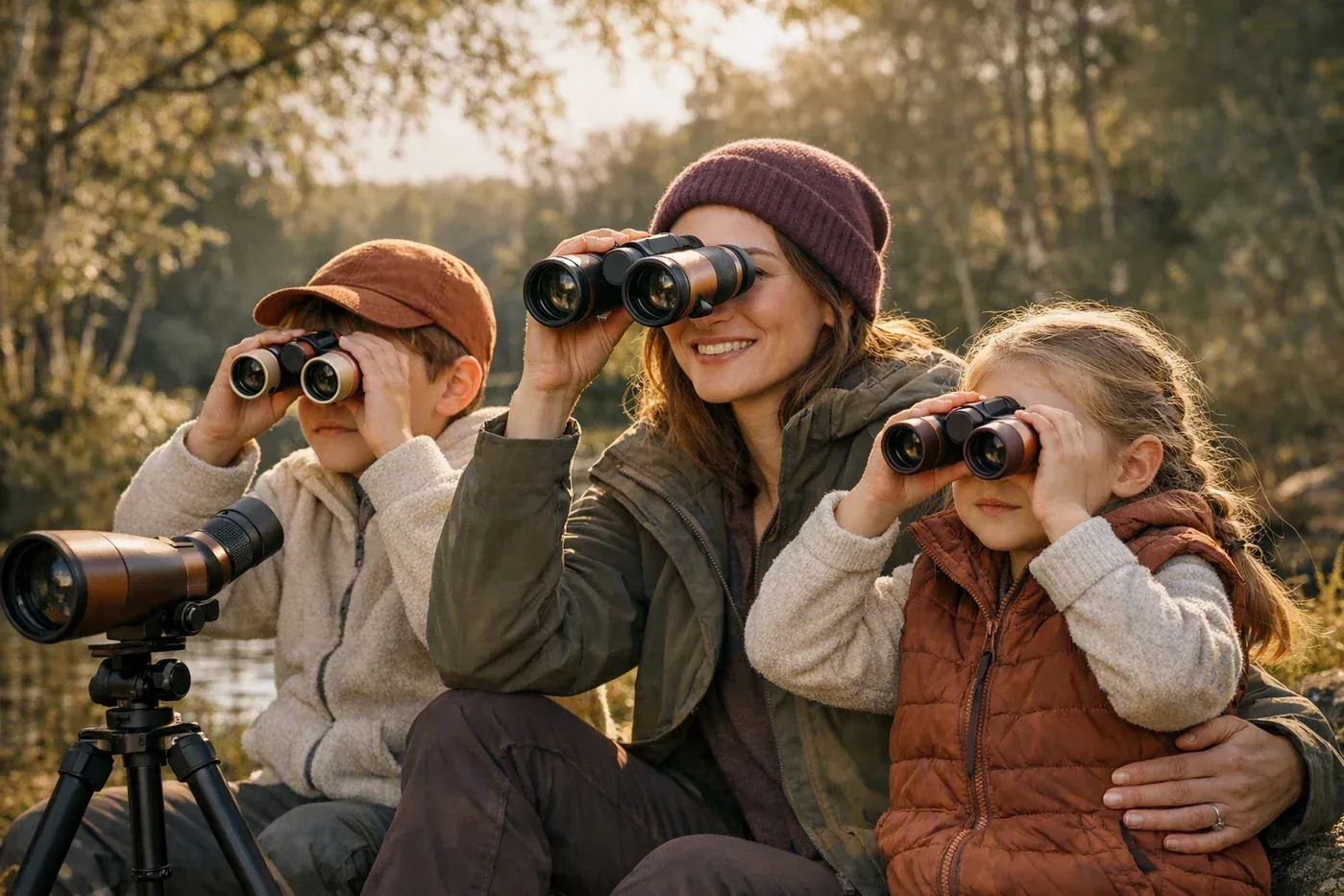 Quelles jumelles pour observer la nature avec des enfants